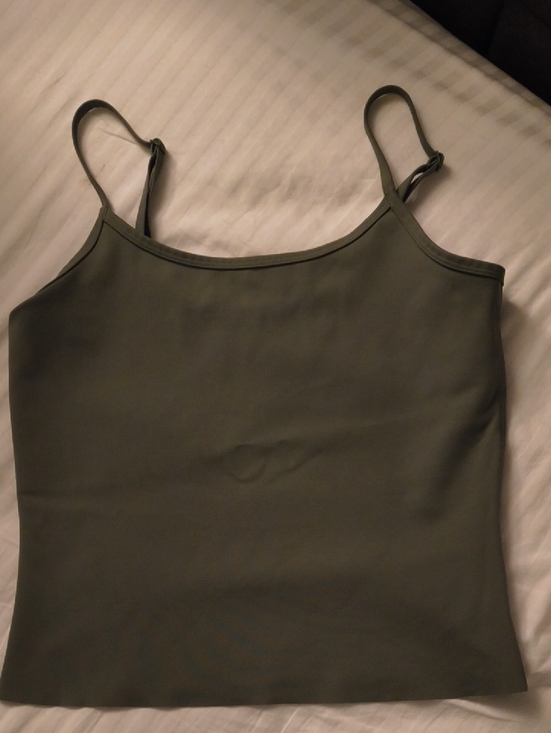 Aritzia Tops - Aritzia Olive Green Spaghetti Strap Camisole